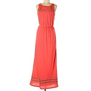 Coral Maxi dress (SM)